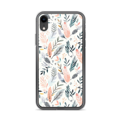 iPhone Case Pastel Feathers & Plants