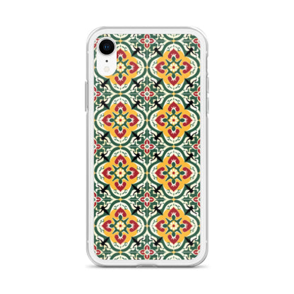 iPhone Case Colorful Traditional Maltese Cement Tile Pattern