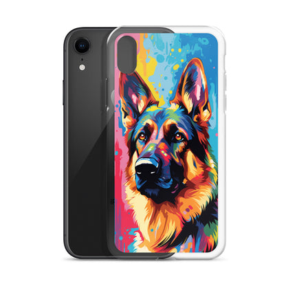iPhone Case Painted German Shepherd