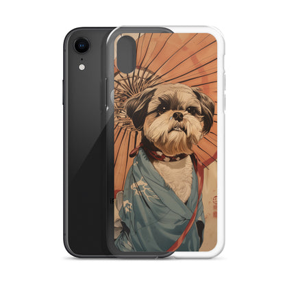 Ukiyo-e Style Shih Tzu iPhone Case