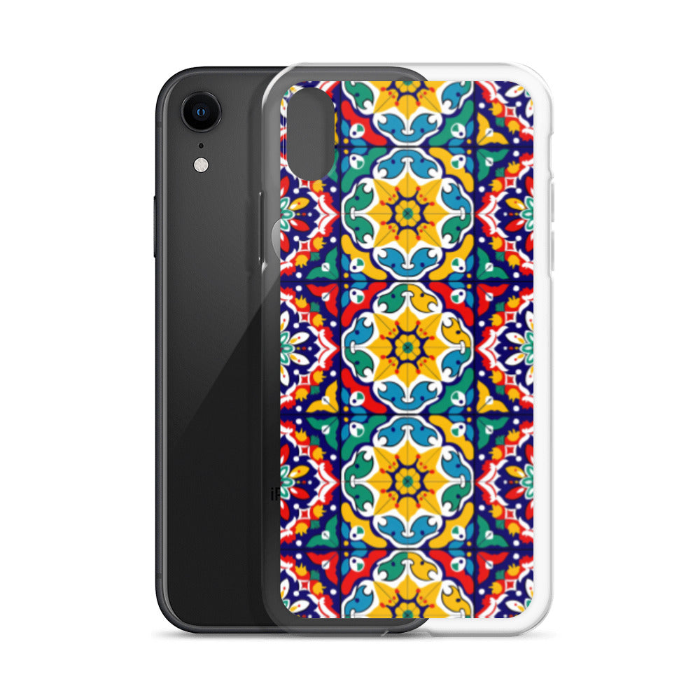 iPhone Case Talavera Tiles Red and Yellow
